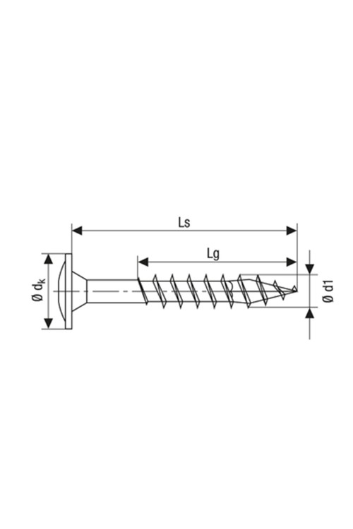 Spax Sunta Vidası, Evrensel Vida, 5 x 60 mm, 500 Adet, Yarım Dişli, Havşa Başlı, T-STAR plus T20, 4KESİCİ UÇlu, WIROX Kaplama