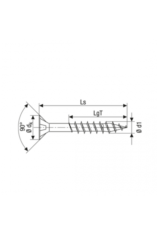 SPAX A2 Paslanmaz Vida, 5 x 80 mm, 100 Adet, Yarım Dişli, Havşa Başlı, T-STAR plus T20, 4KESİCİ UÇlu, A2 Paslanmaz 