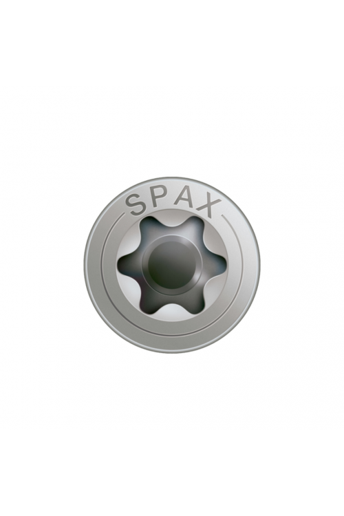 SPAX A2 Paslanmaz Vida, 5 x 80 mm, 100 Adet, Yarım Dişli, Havşa Başlı, T-STAR plus T20, 4KESİCİ UÇlu, A2 Paslanmaz 