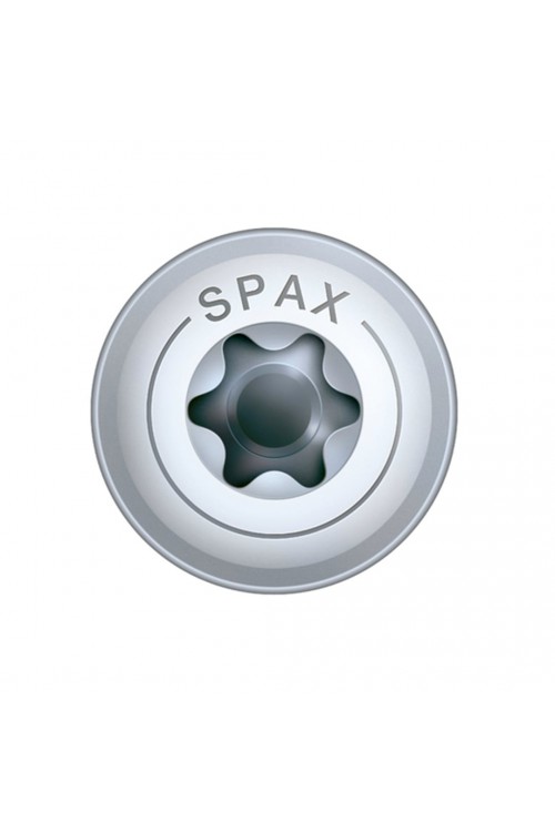 Spax HI.FORCE, 6 x 100 mm, 100 Adet, Yarım Dişli, Pul Başlı, T-STAR plus T30, 4KESİCİ UÇlu, WIROX Kaplama