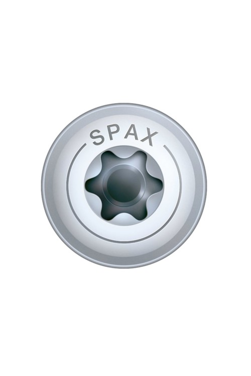 Spax HI.FORCE, 6 x 100 mm, 100 Adet, Yarım Dişli, Pul Başlı, T-STAR plus T30, 4KESİCİ UÇlu, WIROX Kaplama