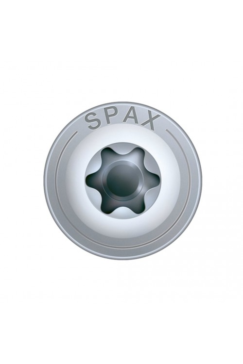 Spax HI.FORCE, 10 x 120 mm, 50 Adet, Yarım Dişli, Pul Başlı, T-STAR plus T30, 4KESİCİ UÇlu, WIROX Kaplama 