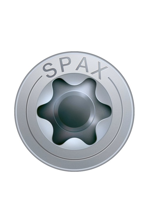 Spax Sunta Vidası, Evrensel Vida, 3 x 30 mm, 1.000 Adet, Tam Dişli, Havşa Başlı, T-STAR plus T10, SPAX-S Versiyon, WIROX Kaplama