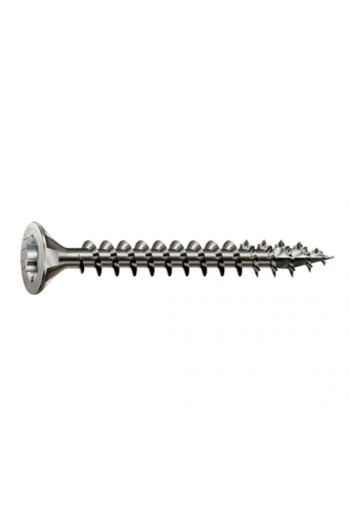 SPAX A2 Paslanmaz Vida, 5 x 80 mm, 100 Adet, Yarım Dişli, Havşa Başlı, T-STAR plus T20, 4KESİCİ UÇlu, A2 Paslanmaz 