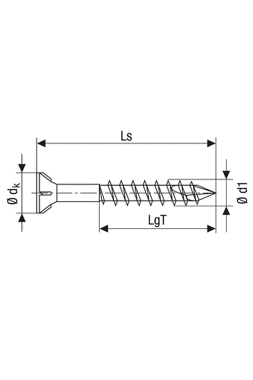 SPAX Cam Çıta Vidası, 3,5 x 40 mm, 200 Adet, Yarım Dişli, Havşa Başlı, Yıldız Z2, KESİCİ Uçlu, YELLOX Kaplama