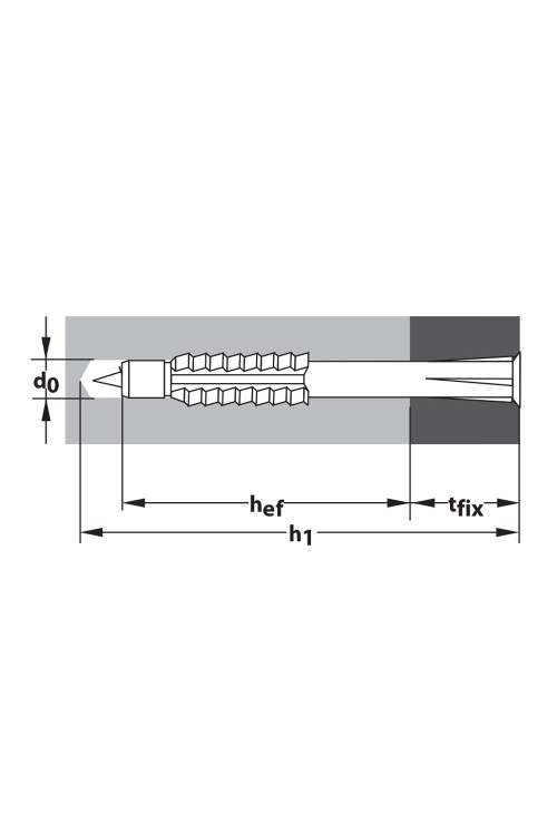 TOX - CONSTRUCTOR 10/160 ÇOK AMAÇLI ÇERÇEVE DÜBELİ + VİDA ( 25 ADET )