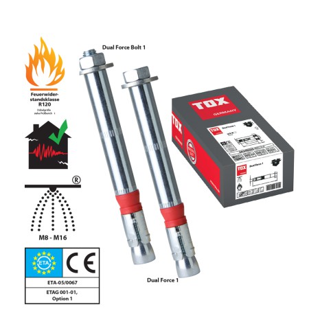 TOX - DUAL FORCE 12/30 ÇELİK AĞIR YÜK  DÜBELİ