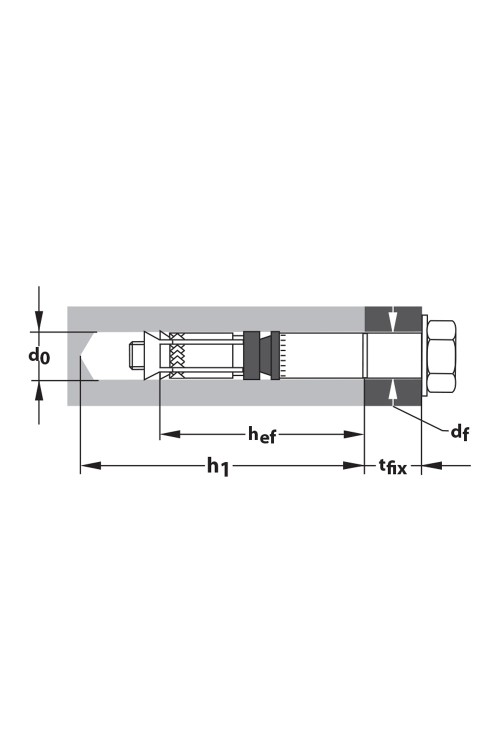 TOX - DUAL FORCE 18/40 ÇELİK AĞIR YÜK  DÜBELİ