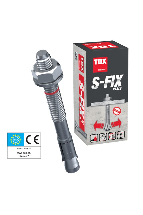 TOX - S FİX PLUS M10 X 100 KLİPSLİ ÇELİK DÜBEL